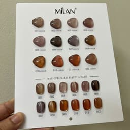 Sét Sơn Gel Mắt Mèo Milan 12 Màu Tặng kèm bảng màu 1