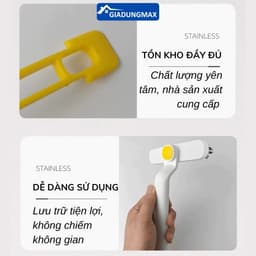 Bàn Chải Vệ Sinh Khe Hở Đa Năng Xoay 360 Độ, Cọ Chà Sàn Nhà Tắm, Bếp, Bồn Cầu Mini 8
