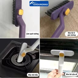 Bàn Chải Vệ Sinh Khe Hở Đa Năng Xoay 360 Độ, Cọ Chà Sàn Nhà Tắm, Bếp, Bồn Cầu Mini 4