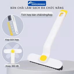 Bàn Chải Vệ Sinh Khe Hở Đa Năng Xoay 360 Độ, Cọ Chà Sàn Nhà Tắm, Bếp, Bồn Cầu Mini 5