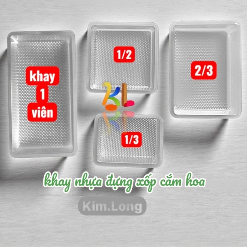 Khay nhựa đựng xốp cắm hoa - Giải pháp hoàn hảo cho nghệ thuật cắm hoa