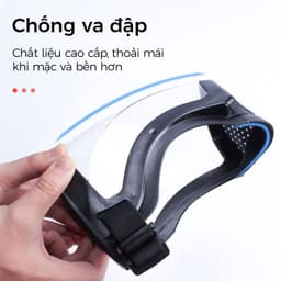Mặt nạ bảo vệ công việc Tấm chắn Mặt nạ chống độc, Dùng Cho Hàn Xì, Cắt Cỏ, Phun Thuốc, Làm Vườn -vừa chắn bụi kính bảo 5
