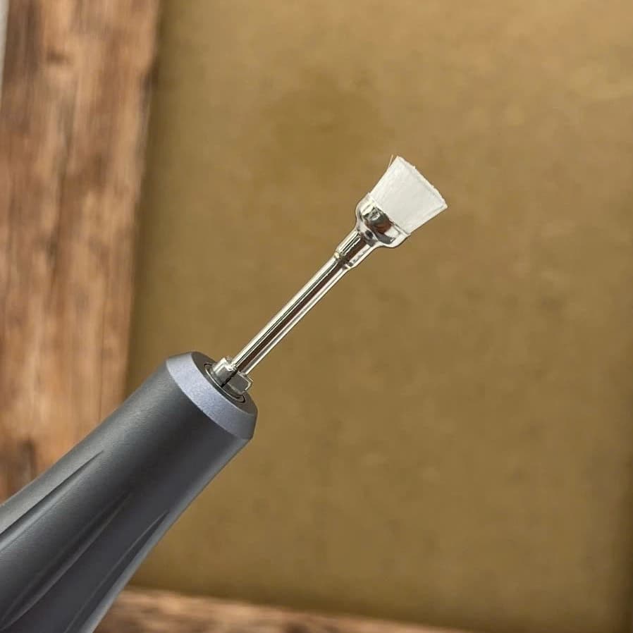 Chổi cước vệ sinh đầu mài có thể lắp vào máy mài làm nail, chổi vệ sinh nail