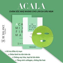 Mặt nạ vải vi sợi Giảm Mụn Acala Micro Fiber Mask 3in1 (1 hộp/ 10 cái) 2