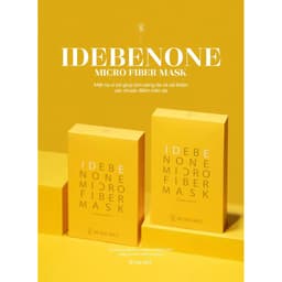 Mặt nạ vải vi sợi Idebenone Micro Fiber Vàng  Mask (1 hộp/ 10 cái) 3