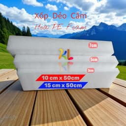 Xốp Dẻo Cắm Hoa PE Foam kích thước 15x50cm, 20x50cm dày 3/5/7cm – Giải pháp hoàn hảo cho nghệ thuật cắm hoa! 1