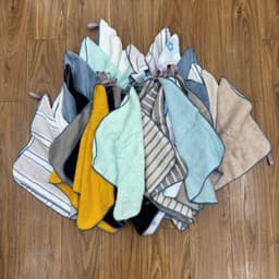 Khăn lau đa năng hàng xuất dư , bán theo cân cotton 100% 30x30cm, ,35x 68 cm... 5