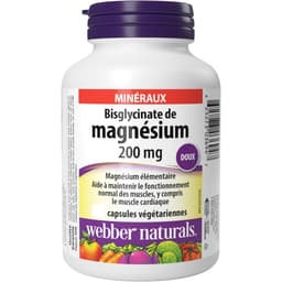 [NỘI ĐỊA CANADA] Viên uống Magnesium Bisglycinate 200mg của Webber Naturals 2