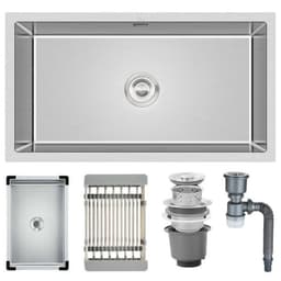 Chậu rửa bát Roslerer  RL04-7545DA | Chậu 1 hố inox âm toàn phần | TẶNG VÒI ROSLERER RL-168 2