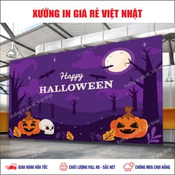 Phông Halloween in theo yêu cầu_ Mẫu sẵn_Mẫu thiết kế_In Nhanh 6
