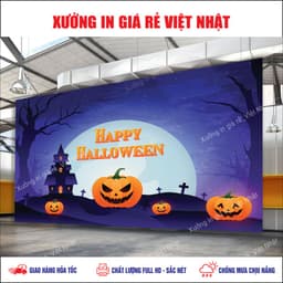 Phông Halloween in theo yêu cầu_ Mẫu sẵn_Mẫu thiết kế_In Nhanh 3