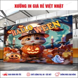 Phông Halloween in theo yêu cầu_ Mẫu sẵn_Mẫu thiết kế_In Nhanh 9