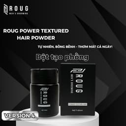 Bột tạo phồng tóc nam Roug Powder Texture Hair 60ml giữ nếp, hút dầu tóc tốt Roug Men's Grooming 4