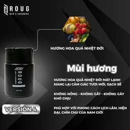 Bột tạo phồng tóc nam Roug Powder Texture Hair 60ml giữ nếp, hút dầu tóc tốt Roug Men's Grooming 7