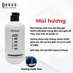 Dầu gội xả Roug Men's Grooming 2 IN 1 Shampoo & Conditioner 300ml cao cấp nam nữ 8