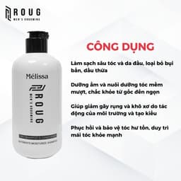 Dầu gội xả Roug Men's Grooming 2 IN 1 Shampoo & Conditioner 300ml cao cấp nam nữ 6