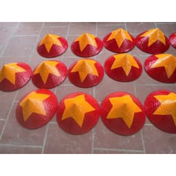 Nón lá cờ đỏ sao vàng  size40cm, nón sao vàng, nón lá truyền thống, nón lá nghệ thuật 5