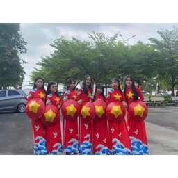 Nón lá cờ đỏ sao vàng  size40cm, nón sao vàng, nón lá truyền thống, nón lá nghệ thuật 4