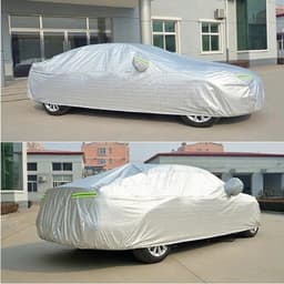 Bạt phủ toàn xe 3 lớp tráng nhôm cao cấp siêu bền chống xước, chống nắng, chống cháy cho ô tô 8