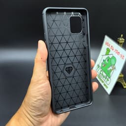 [Ảnh Thật] Ốp Lưng LG Q92 5G Dẻo Vân Carbon Phay Xước Chống Sốc 8