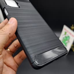 [Ảnh Thật] Ốp Lưng LG Q92 5G Dẻo Vân Carbon Phay Xước Chống Sốc 7