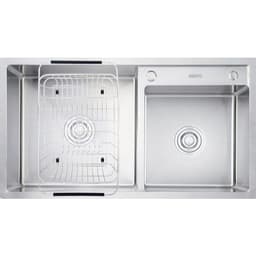 CHẬU RỬA GENTO GT04-8448S | HAI HỐ LỆCH 2