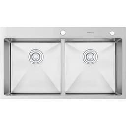CHẬU RỬA 2 HỐ GENTO GT04-8448C | CAO CẤP | CHẤT LƯỢNG 2