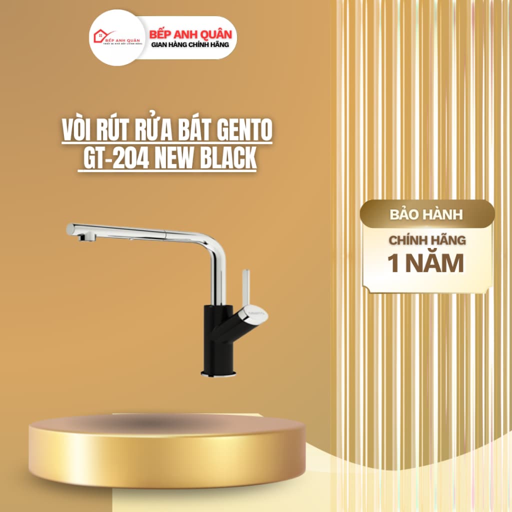 VÒI RỬA GENTO GT-204 NEW BLACK