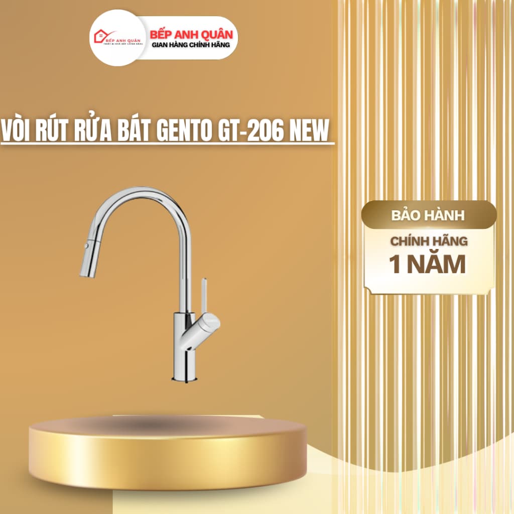 VÒI RỬA GENTO GT-206 NEW | CHẤT LIỆU CAO CẤP | PHONG CÁCH HIỆN ĐẠI