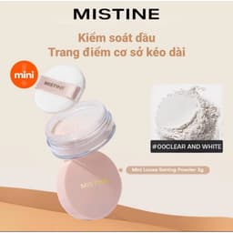 Phấn phủ mistine , kiềm dầu , làm mịn , cố định lớp trang điểm 2g 4