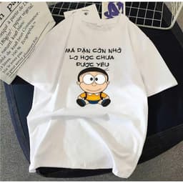 Áo thun má dặn con nhớ – Câu nói hài hước meme, unisex nam nữ, chất cotton 100% 1