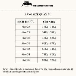 [ DEAL MỞ BÁN ] Quần âu nam Cao Cấp The Carpenter Gấp 1 ly vải Chèo 81 dày dặn đứng form, dày dặn không nhăn không Xù. 2