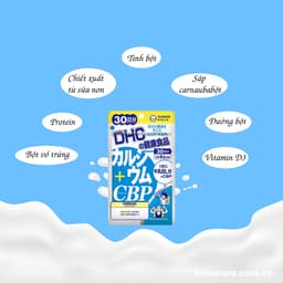 Thực Phẩm Bảo Vệ Sức Khỏe DHC Bổ Sung Calcium+CBP 30 Ngày 3