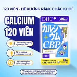 Thực Phẩm Bảo Vệ Sức Khỏe DHC Bổ Sung Calcium+CBP 30 Ngày 5