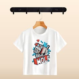 Áo Thun In Hoạt Hình MineCraff Nhiều Mẫu Cực Đẹp Cho Bé Trai 7