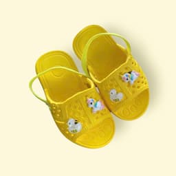 Dép tổ ong cho bé tập đi có dây chun co giản chống tuột chất liệu eva mềm, êm chân giúp bé thoải mái đi lại 4