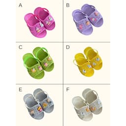 Dép tổ ong cho bé tập đi có dây chun co giản chống tuột chất liệu eva mềm, êm chân giúp bé thoải mái đi lại 5