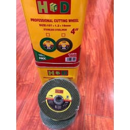 (Hộp 100 viên) Đá cắt Sắt Inox HD - Đá cắt sắt, inox cho máy cắt cầm tay siêu ngọt 3