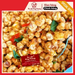 Bắp Sấy Giòn Ăn Liền - Lon 300G - Ngô Rang Giòn, Tách Hạt, Ướp Gia Vị, Hạt Biếu Tết 2