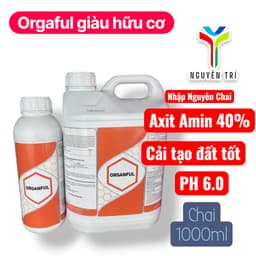 Phân bón hữu cơ ORGANFUL (Tây Ban Nha) - Kích thích ra rễ, phục hồi cây suy yếu, cải tạo đất 1L 5