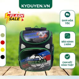 Balo học sinh nam phong cách thể thao , giúp béc hống gù – Chủ đề bóng đá Soccer Cup Russia 1