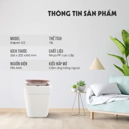 Thùng rác cảm ứng Thùng rác thông minh KALPEN G3 dung tích 18L- Chính hãng Kalpen 9