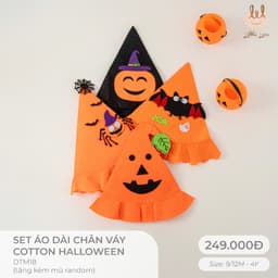 Bộ dài tay Halloween dành cho bé Lil Little Love (DTM11) 3