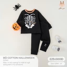 Bộ dài tay Halloween dành cho bé Lil Little Love (DTM11) 2