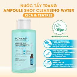 Nước Tẩy Trang Sạch Sâu Cho Mọi Loại Da Dr.Ogiderm Ampoule Shot 500ml Hàn Quốc 4