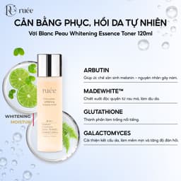 Nước hoa hồng cấp ẩm sâu RUÉE Blanc Peau Whitening Essence Toner 120ml - Chính hãng Hàn Quốc 2