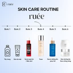 Nước hoa hồng cấp ẩm sâu RUÉE Blanc Peau Whitening Essence Toner 120ml - Chính hãng Hàn Quốc 7