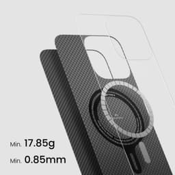 Ốp lưng Pitaka cho 17 Pro Ultra-Slim with PitaTap điều khiển camera chống sốc siêu mỏng - Chính hãng 3