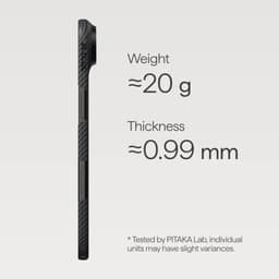 Ốp lưng iPhone Air Pitaka Ultra-Slim siêu mỏng nhẹ hỗ trợ sạc magnetic không dây 6