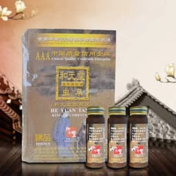 [hàng nội địa trung] Đông trùng hạ thảo 2 ông tiên, chính hãng Hòa nguyên đường trung quốc dạng uống AAA 3
